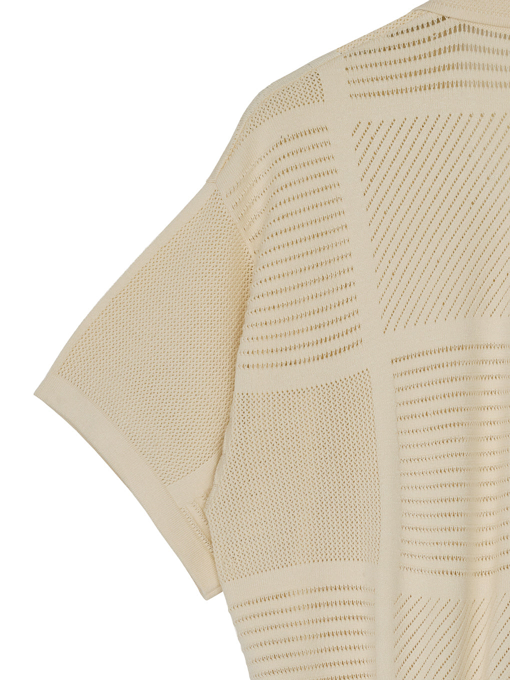MEDI MESH PATCHWORK KNIT ROMPERS