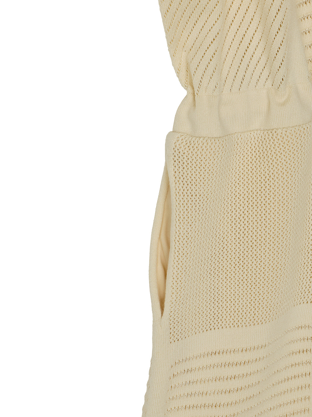 MEDI MESH PATCHWORK KNIT ROMPERS