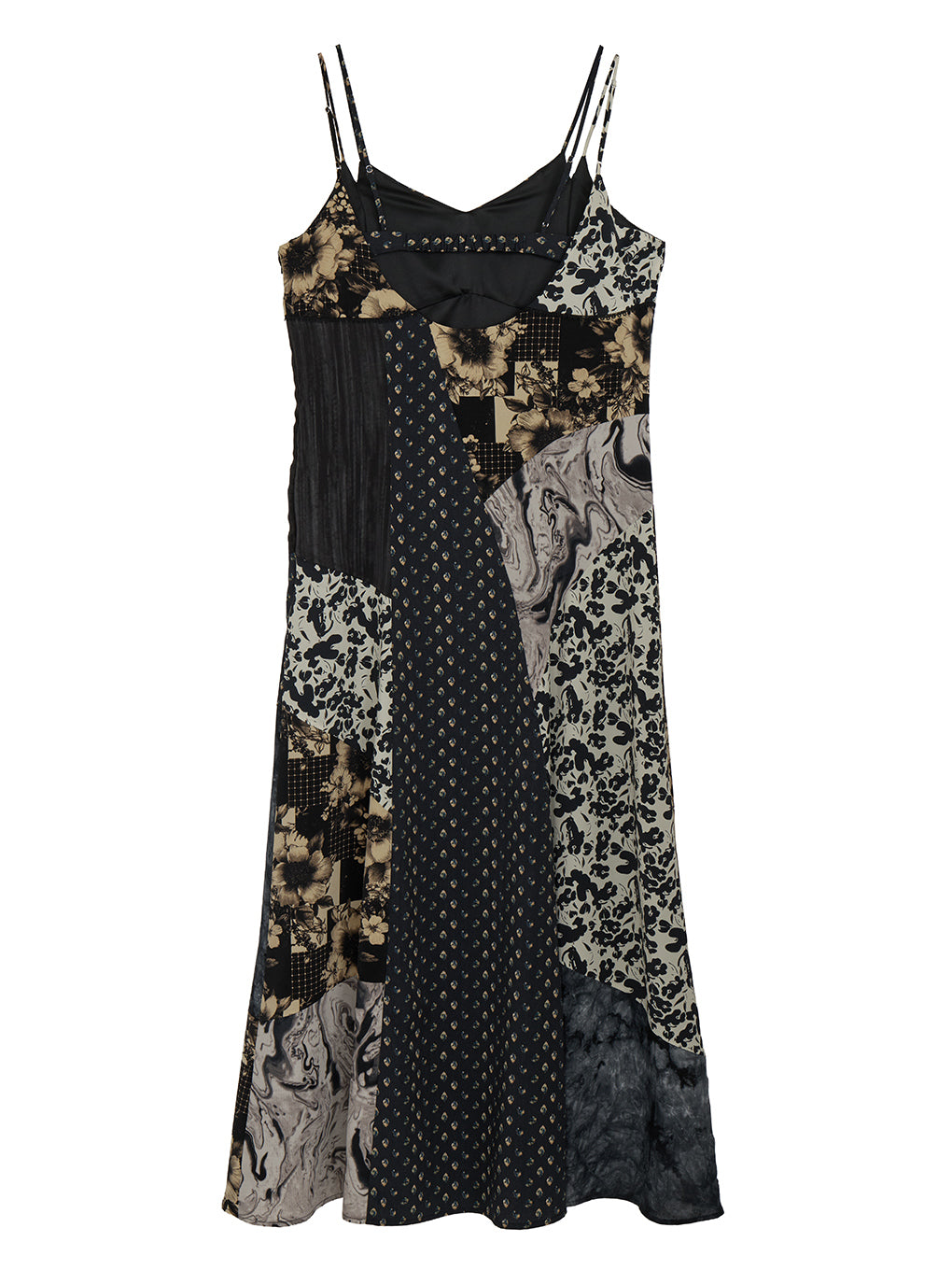 新品MEDI VARIOUS PATTERN CAMI DRESSブラックM MEDI VARIOUS PATTERN CAMI DRESS