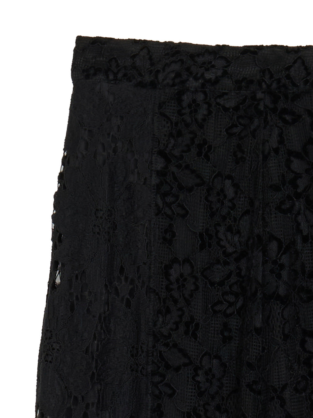 MEDI TEXTURE MIX LACE SEMI FLARE PANTS