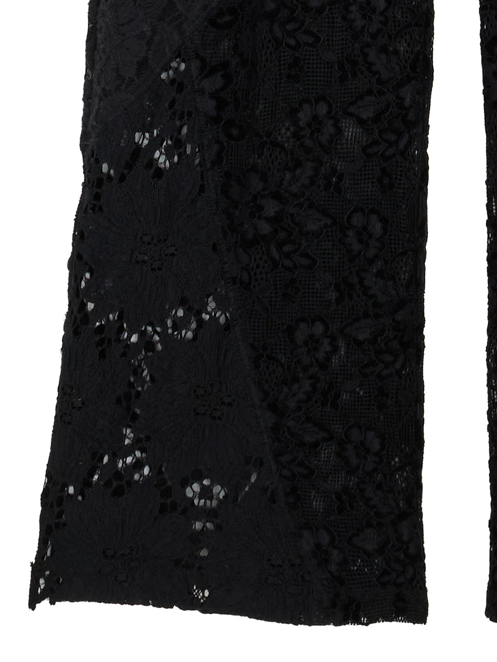 MEDI TEXTURE MIX LACE SEMI FLARE PANTS