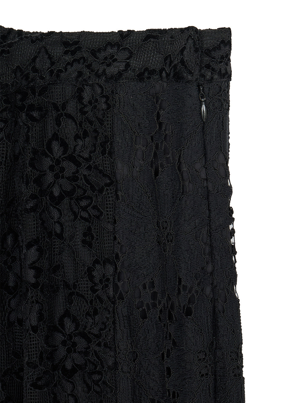 MEDI TEXTURE MIX LACE SEMI FLARE PANTS
