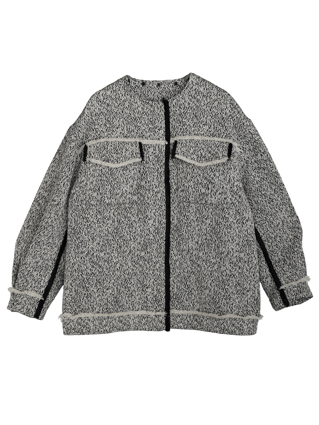 OTONA MUSE FRINGE TWEED OVER JACKET