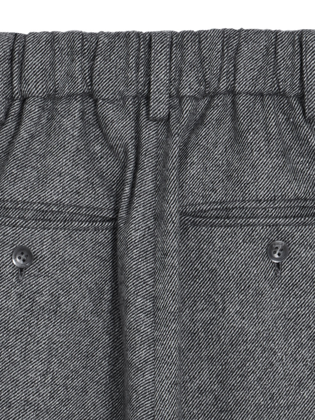 FOIL WOOL STRAIGHT PANTS