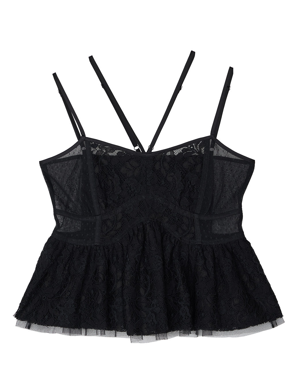 MEDI LINGERIE LIKE PEPLUM BUSTIER