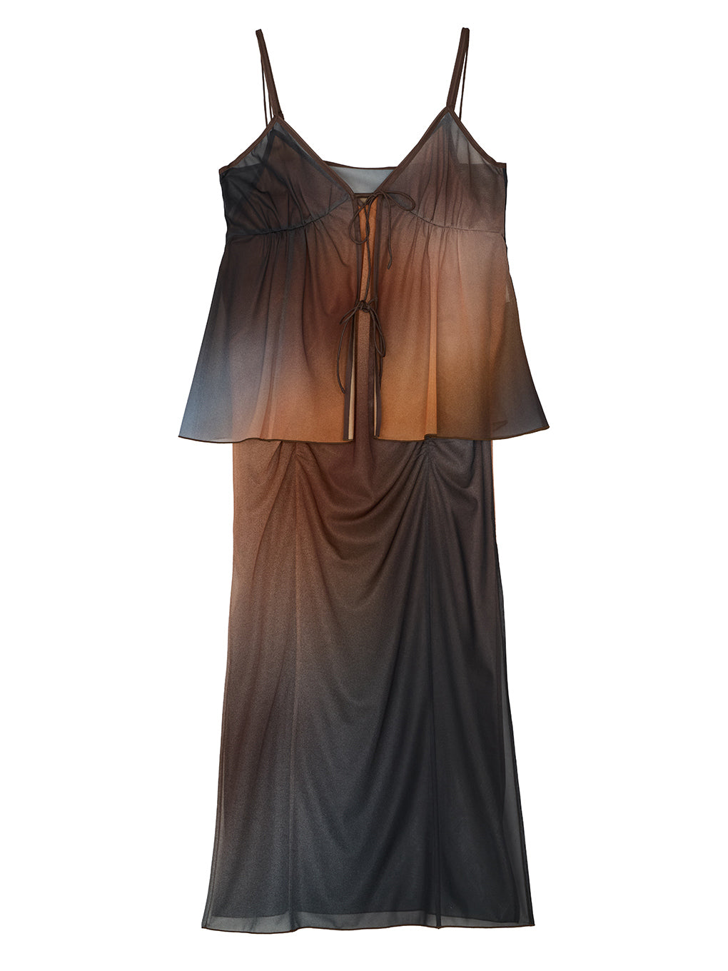 MEDI GRADIENT SHEER SET TOP