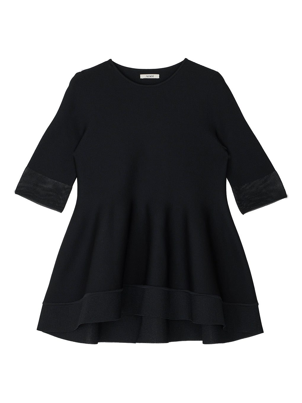 MEDI WHOLEGARMENT PEPLUM KNIT TOP