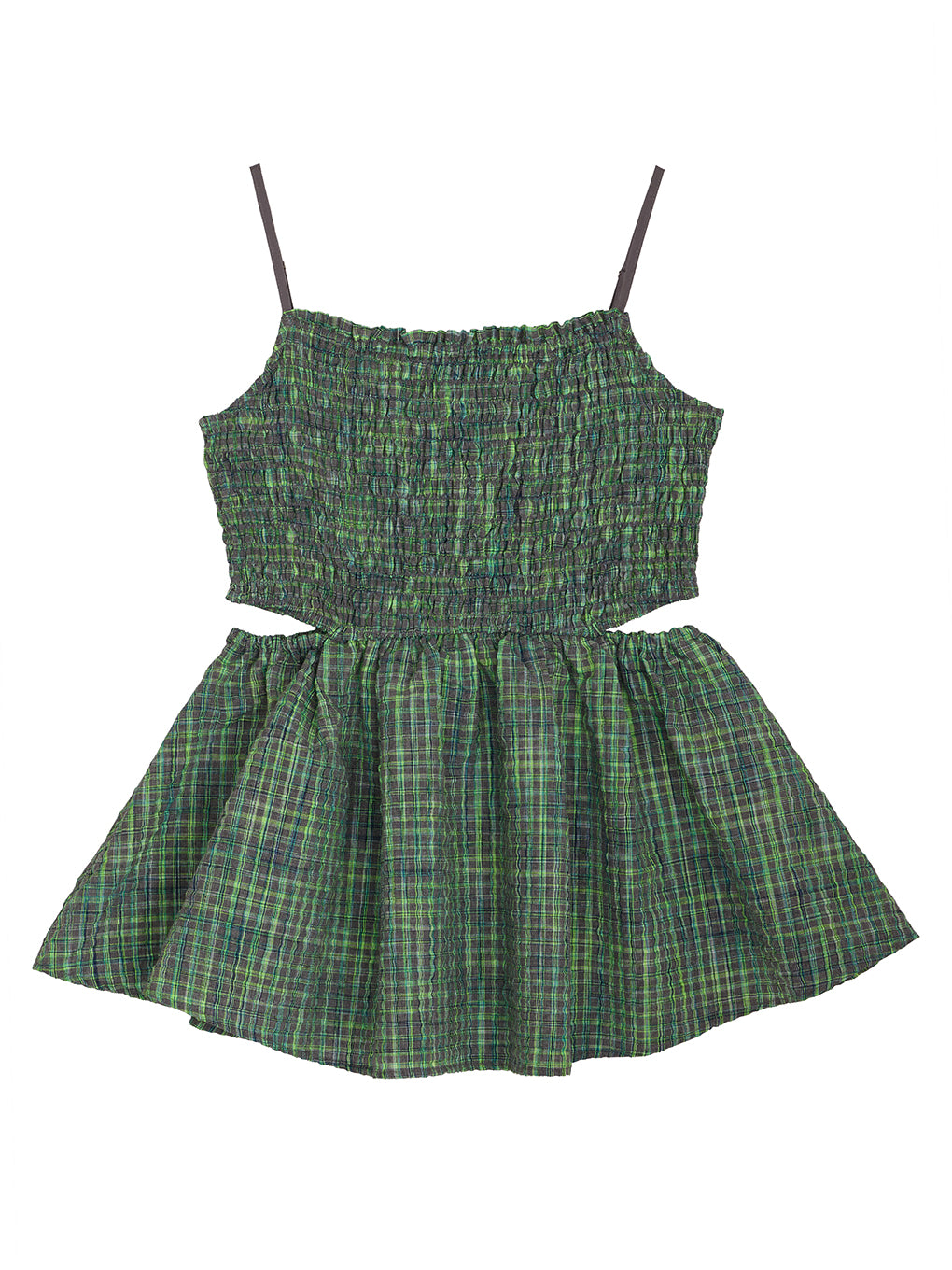MEDI BUSTIER SET SHIRRING SHORT TOP
