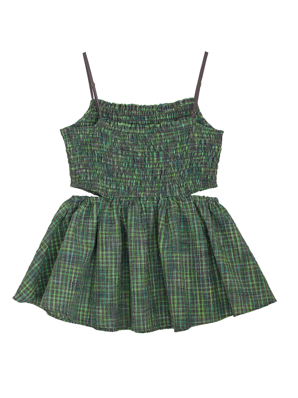 MEDI BUSTIER SET SHIRRING SHORT TOP