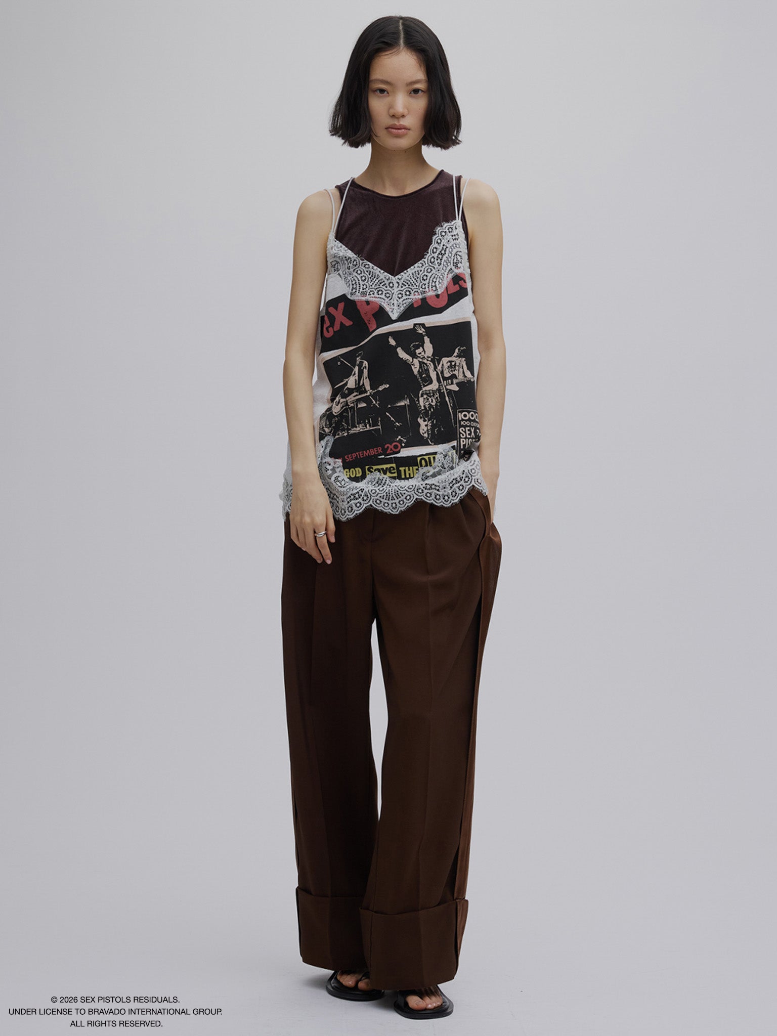 トップス AMERI Sex Pistols LINGERIE CAMISOLE Sex Pistols LINGERIE CAMISOLE