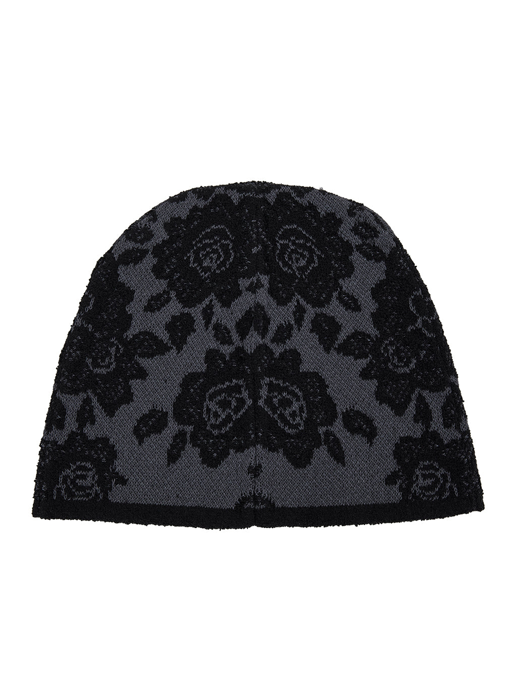 MEDI FLOWER JACQUARD KNIT BEANIE