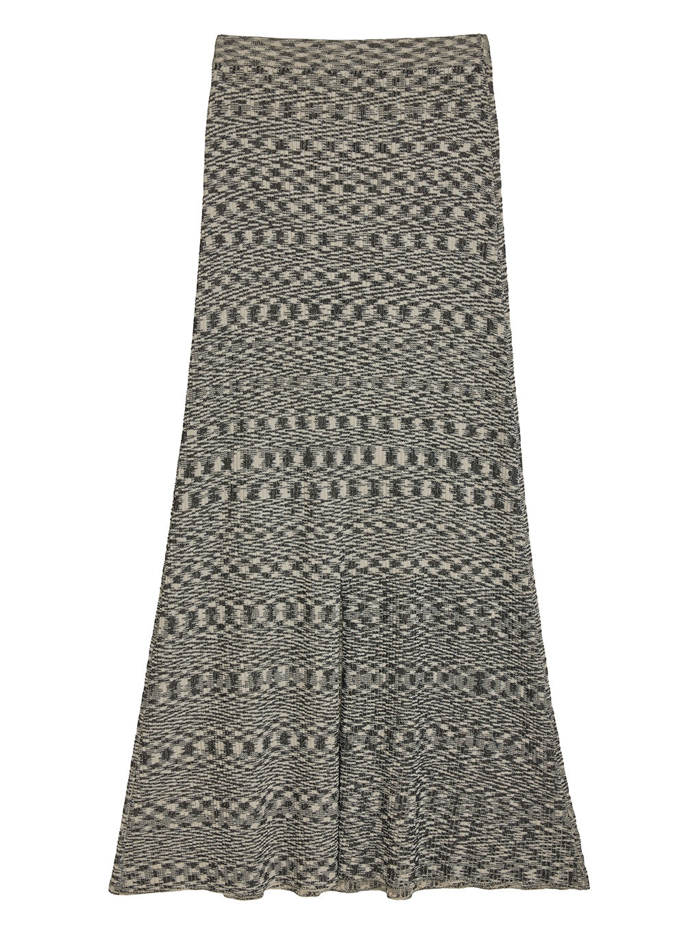 MEDI GRADATION KASURI KNIT FLARE SKIRT