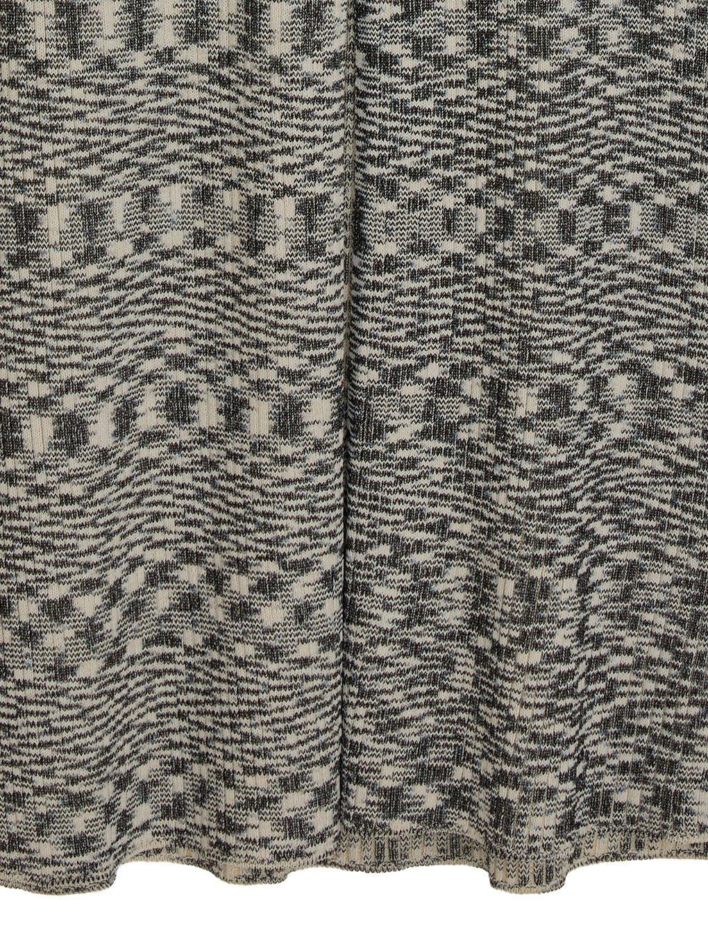 MEDI GRADATION KASURI KNIT FLARE SKIRT