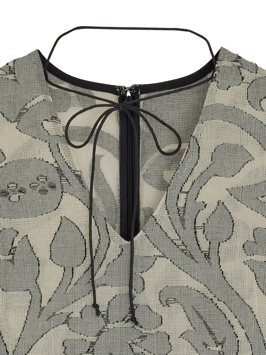 MEDI KITTY V NECK DRESS