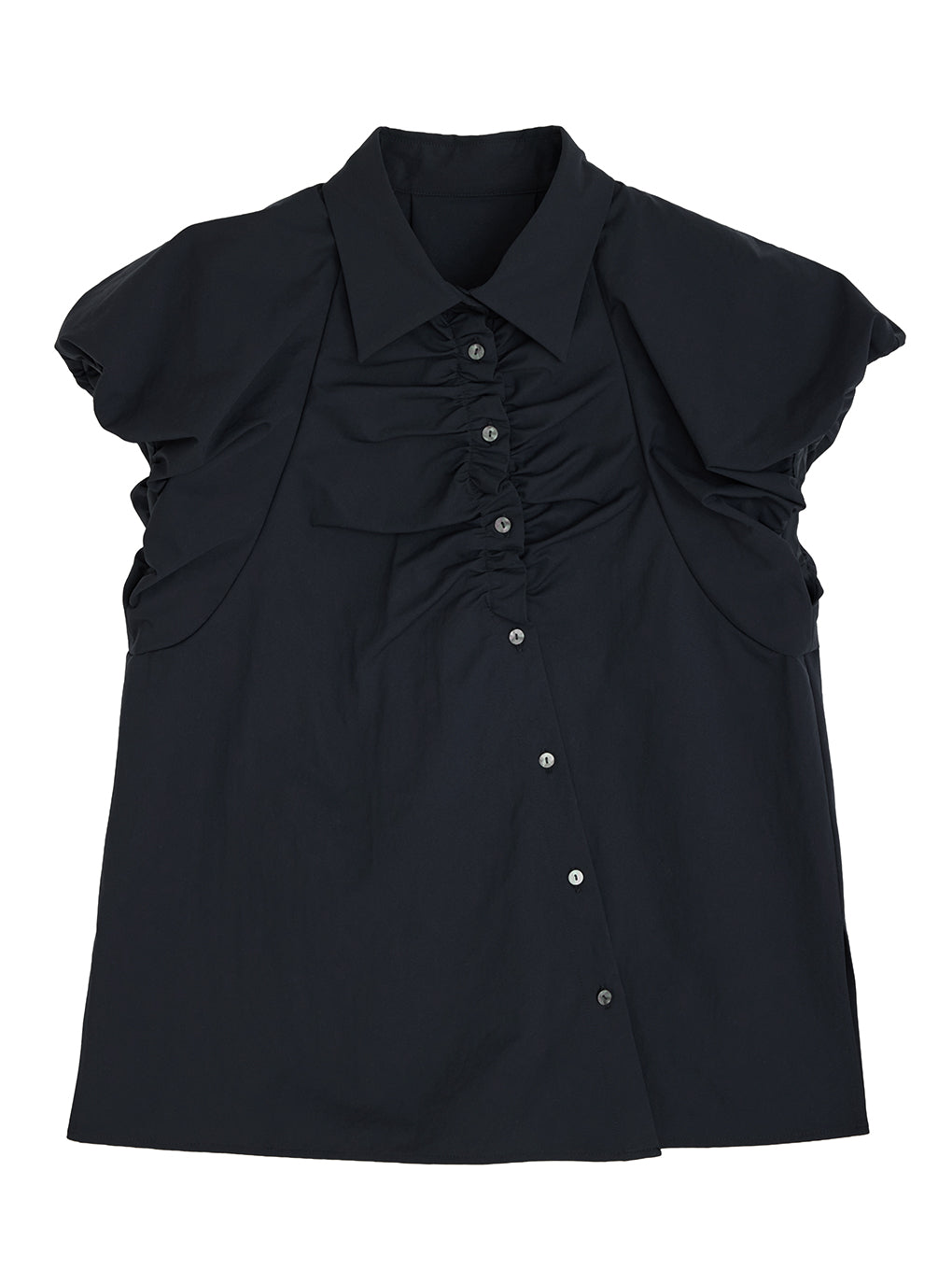 MEDI BALLOON SHOULDER GATHER BLOUSE