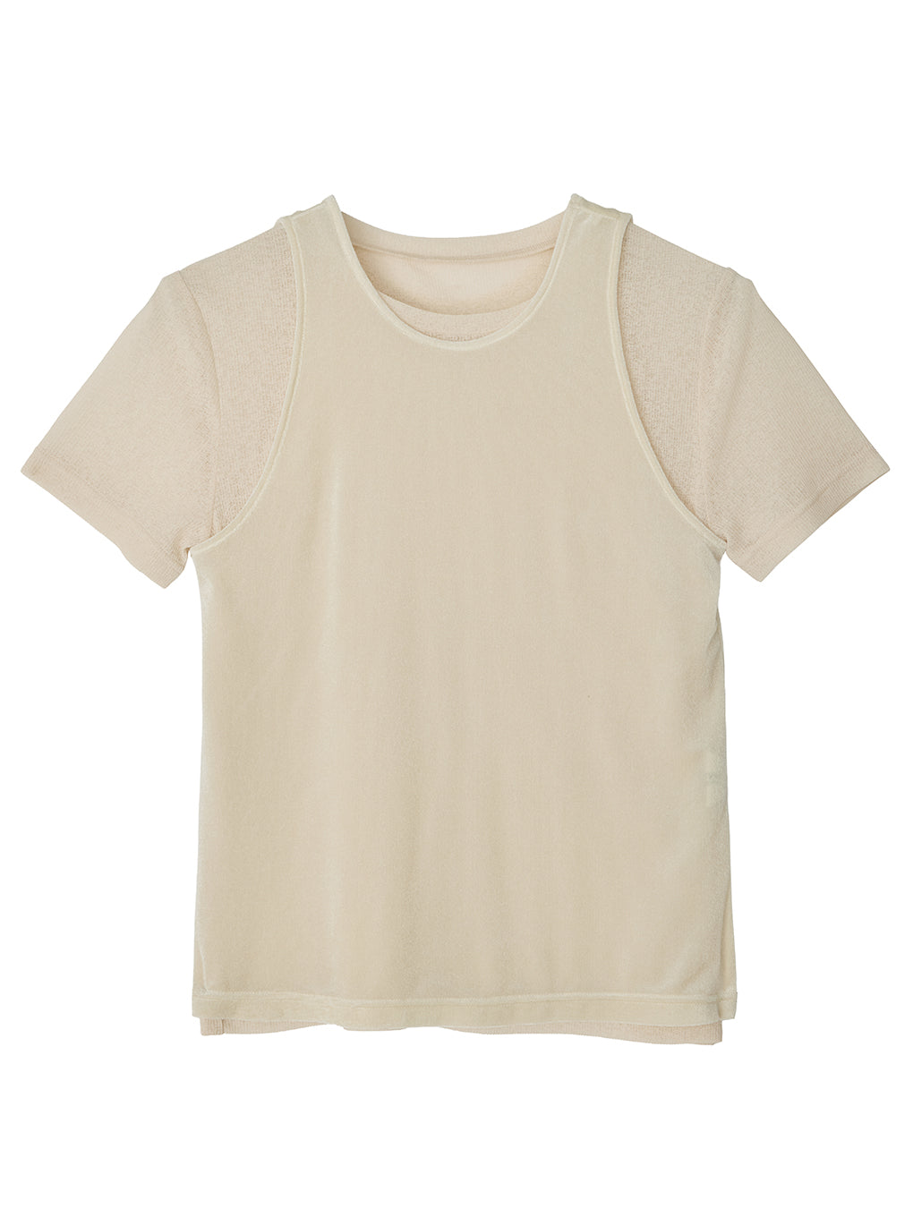 MEDI SHEER VELOUR SET TOP