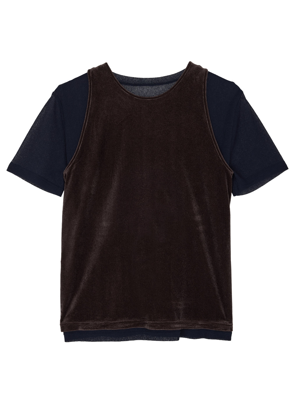 MEDI SHEER VELOUR SET TOP