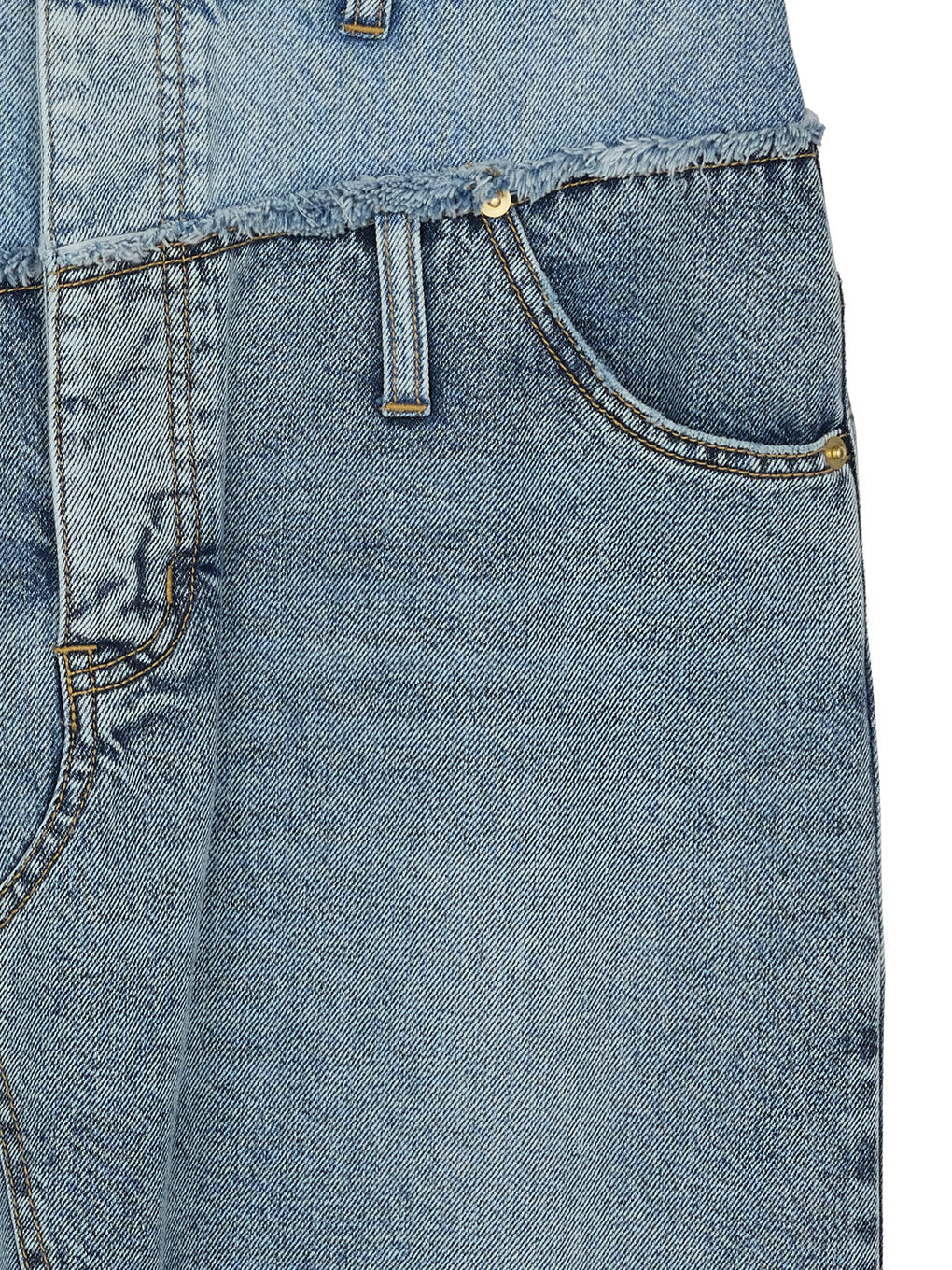 MEDI REMAKE I LINE DENIM DRESS