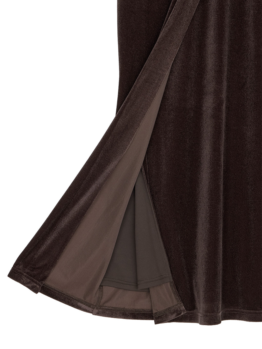 MEDI SHEER VELOUR WRAP LIKE SKIRT