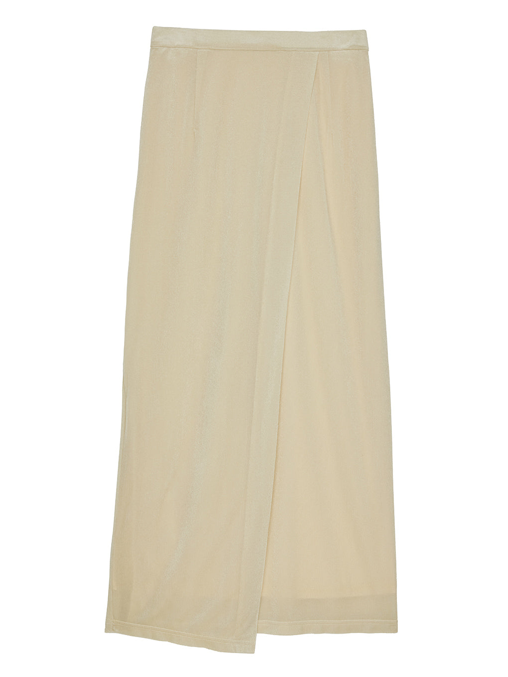 MEDI SHEER VELOUR WRAP LIKE SKIRT