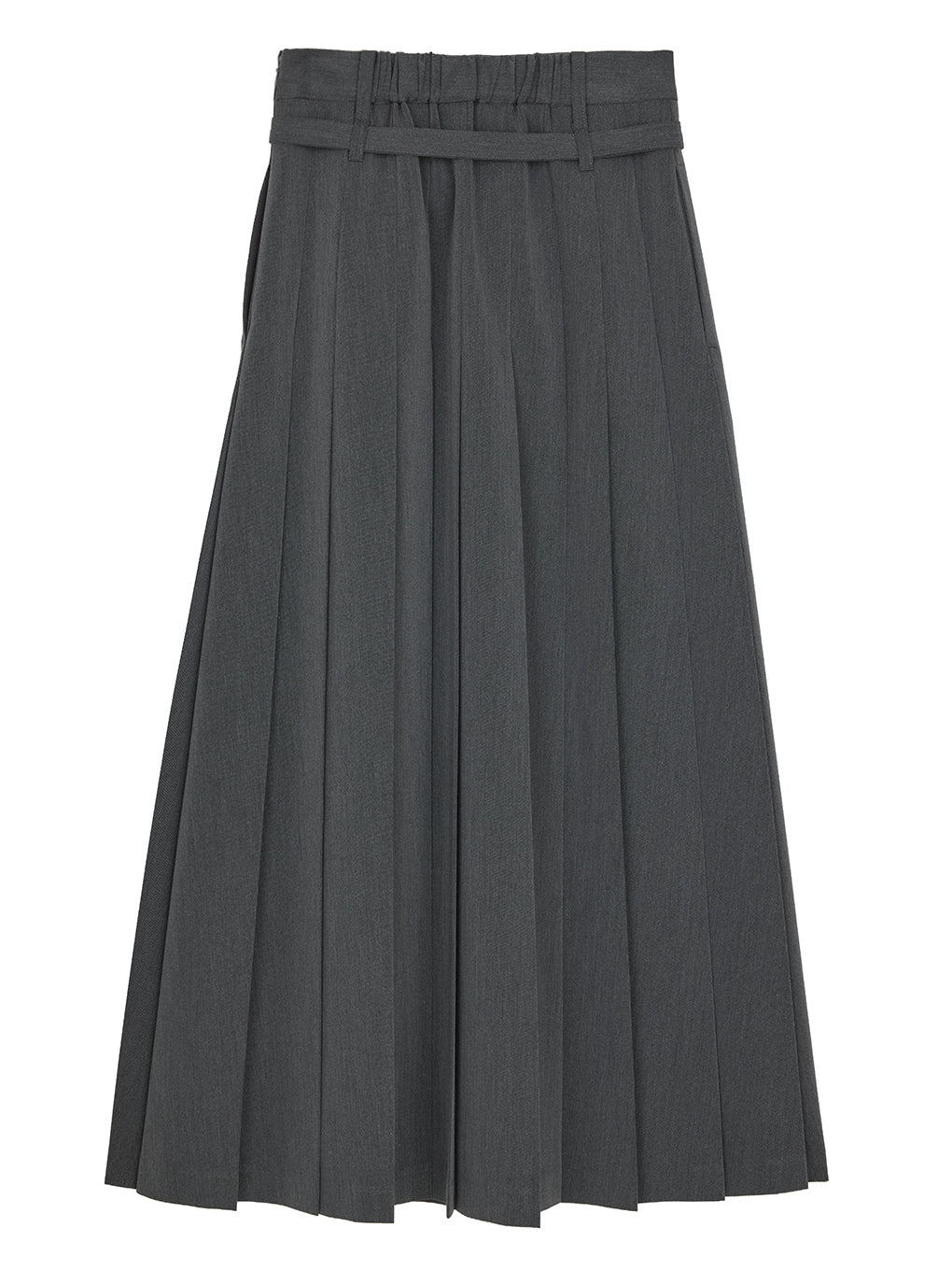 MEDI LOW BELT PLEATS SKIRT