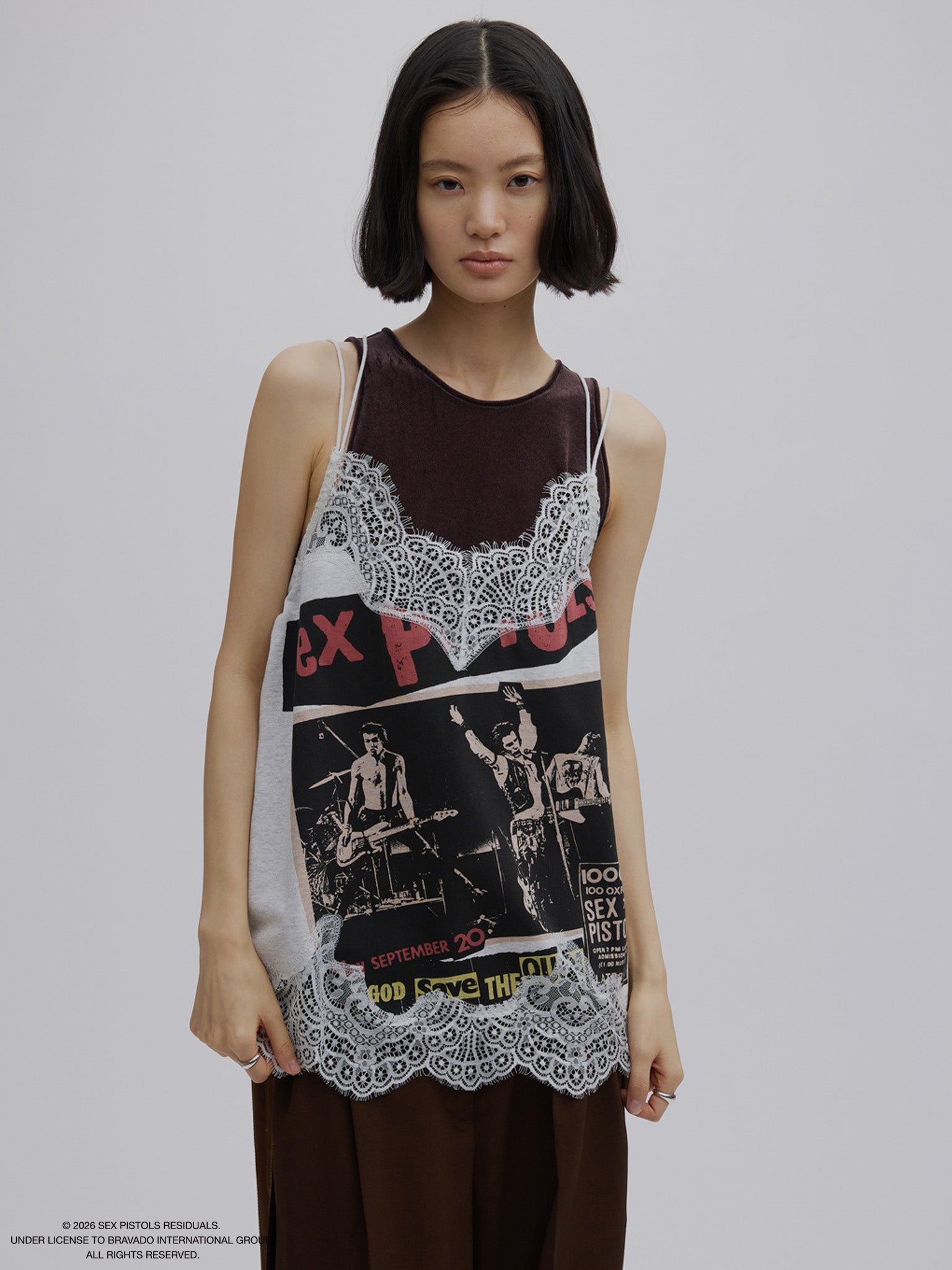 トップス AMERI Sex Pistols LINGERIE CAMISOLE Sex Pistols LINGERIE CAMISOLE