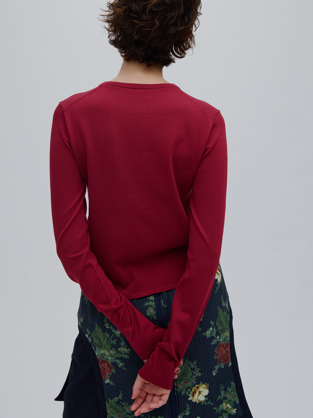 LOW BASIC COMPACT KNIT CARDIGAN