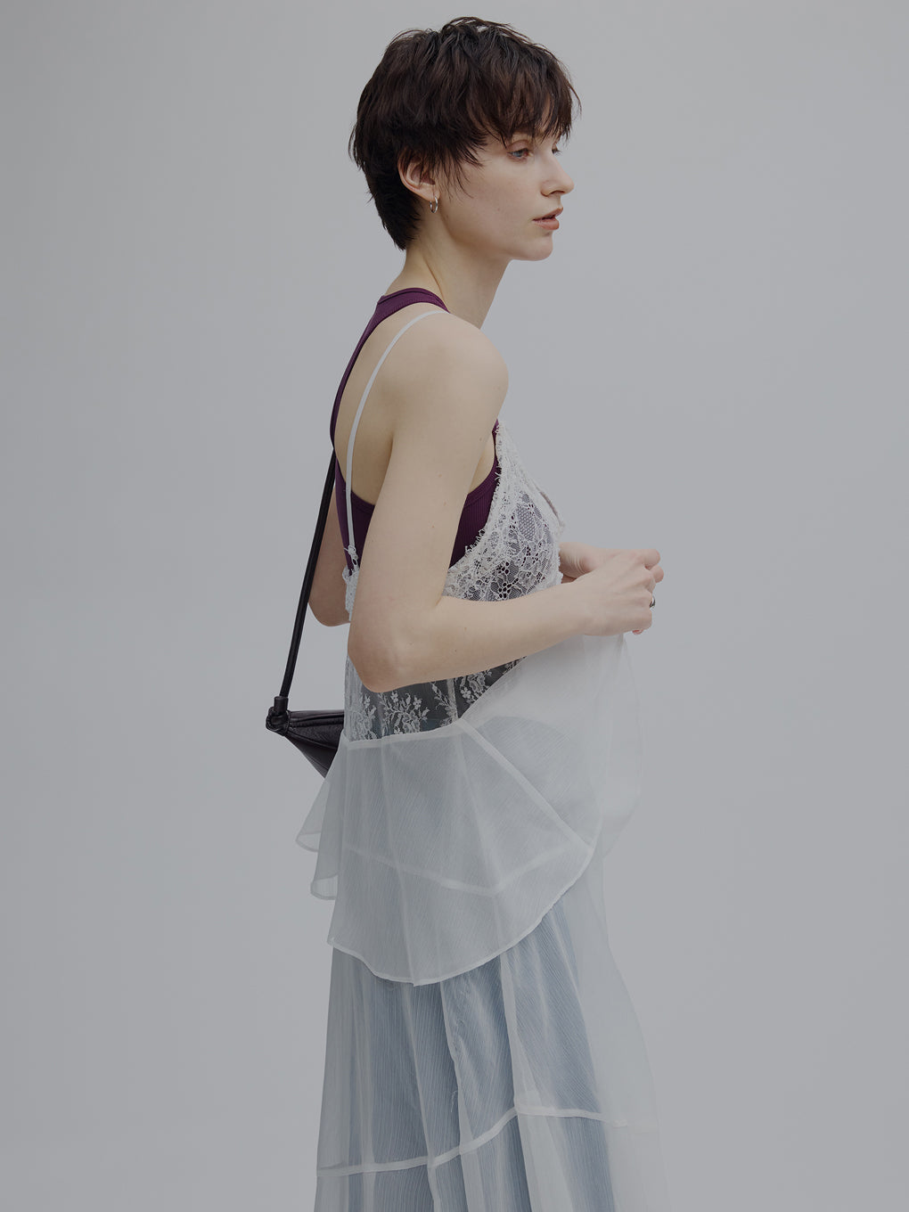 AIRY SHEER LACE CAMISOLE