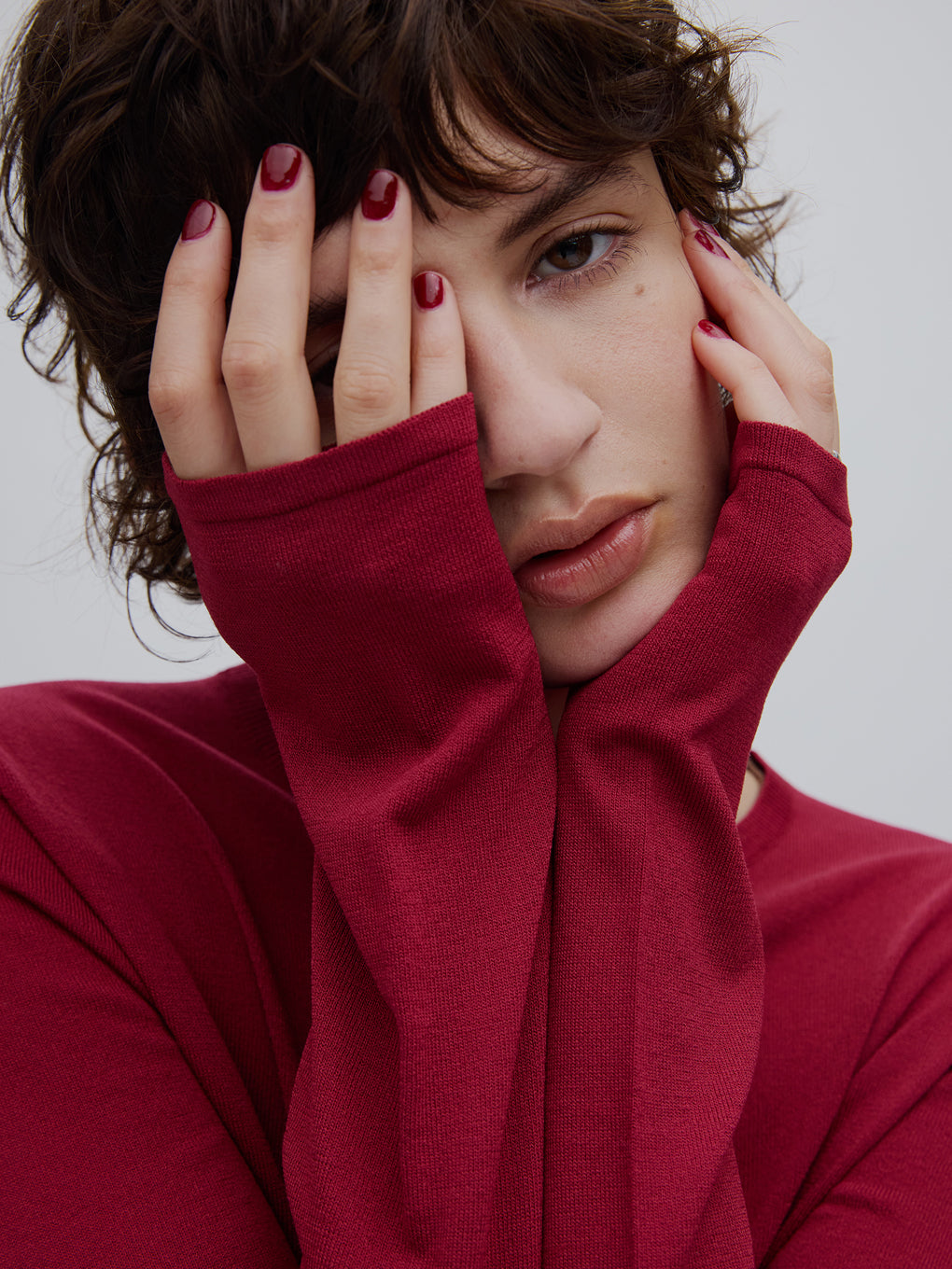 LOW BASIC COMPACT KNIT CARDIGAN