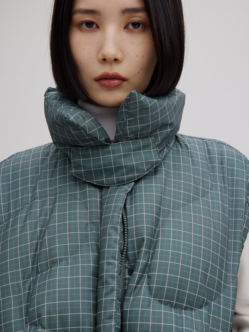 NANGA × Ameri 2WAY WAVE CHECK DOWN COAT