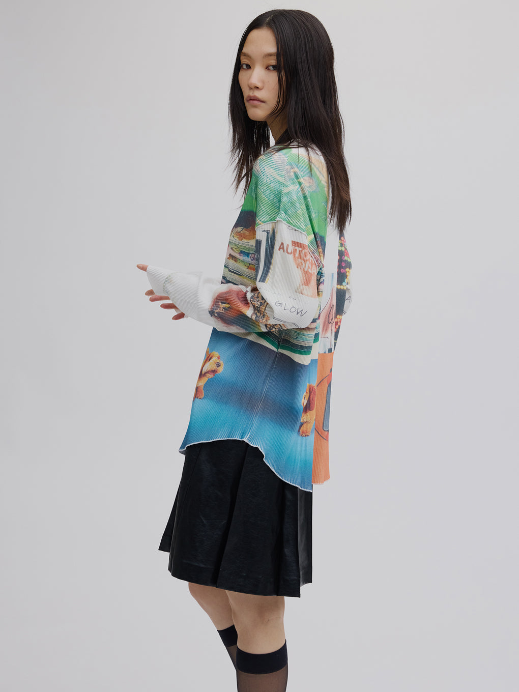 EMOTIONAL COLLAGE RIB TOP