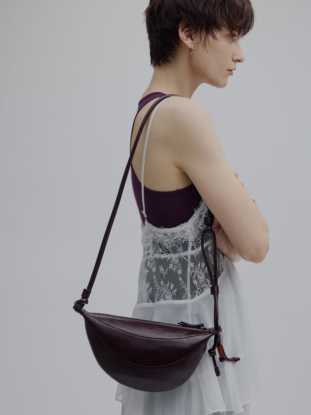 晴*様 Archivépke Small fling bag/ black Archivépke Small fling bag
