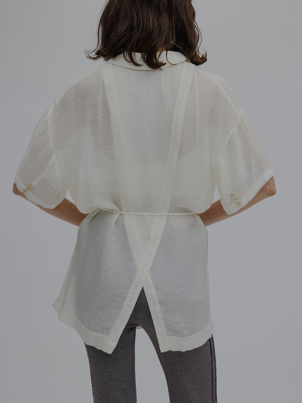 新品LUSTER SHEER HALF JACKET LUSTER SHEER HALF JACKET
