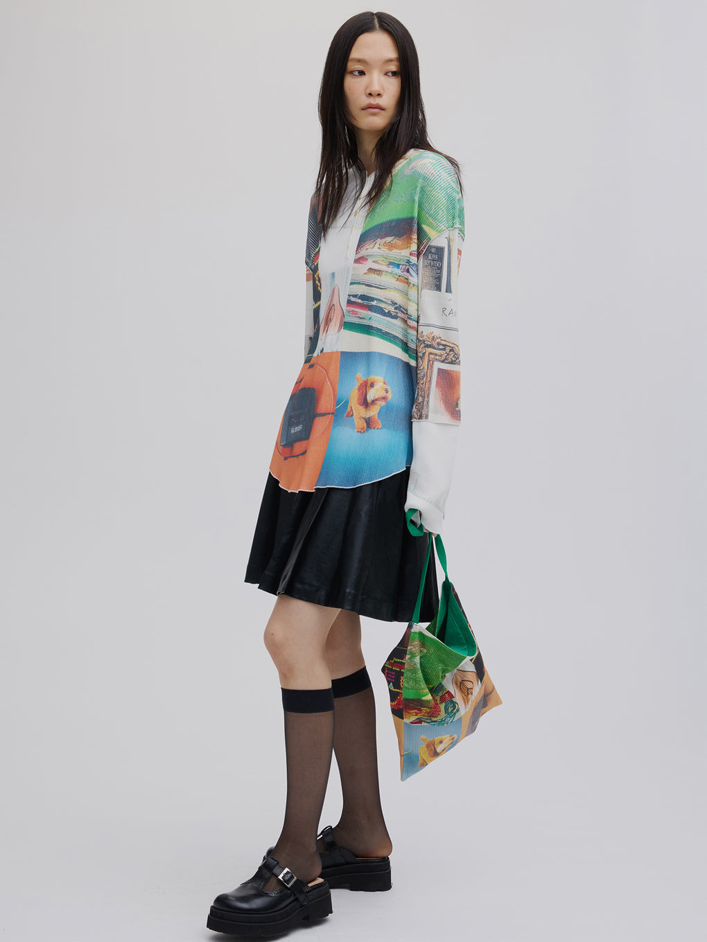 EMOTIONAL COLLAGE RIB TOP