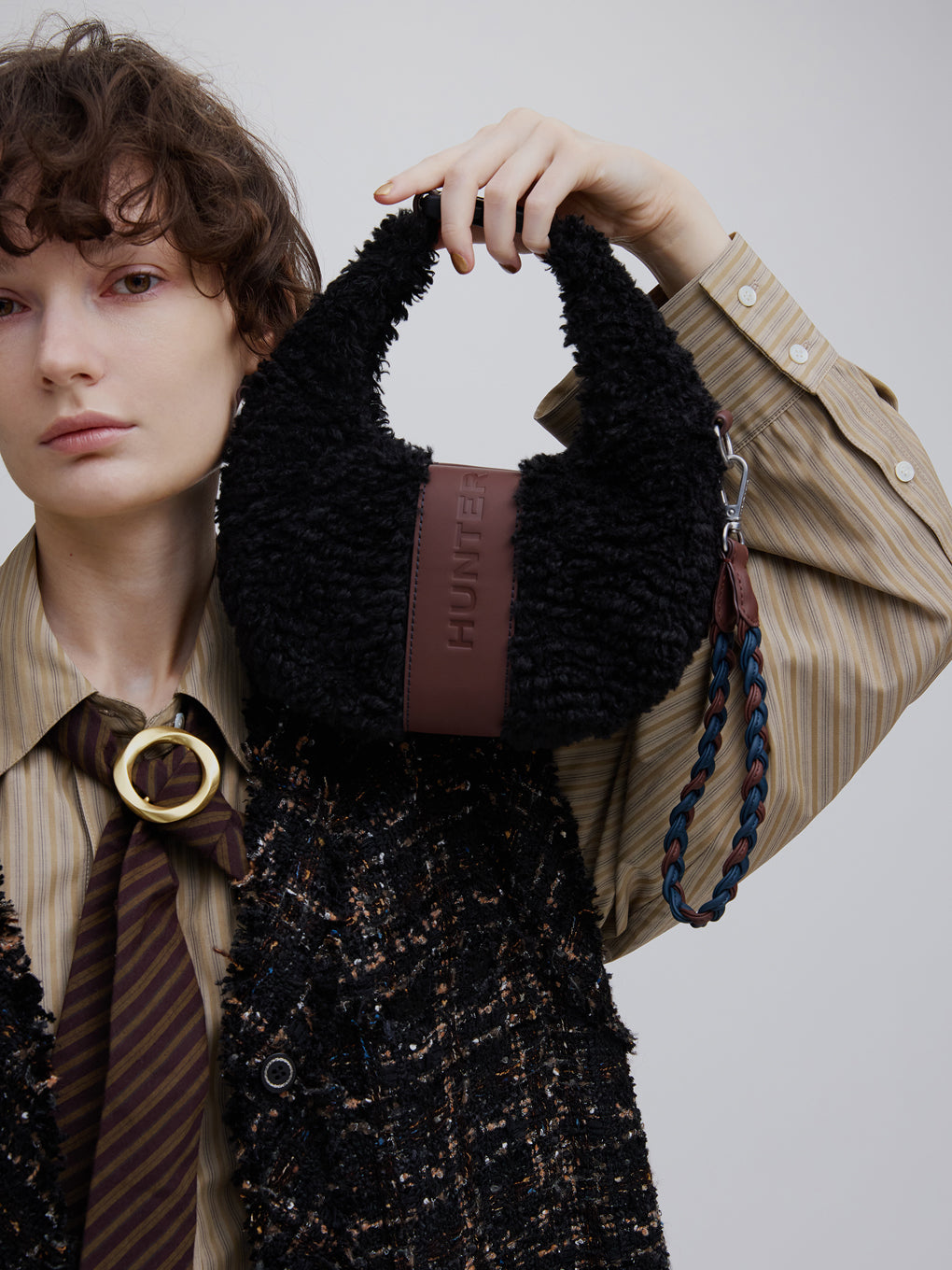 HUNTER×Ameri BOUCLE MINI CROSSBODY BAG