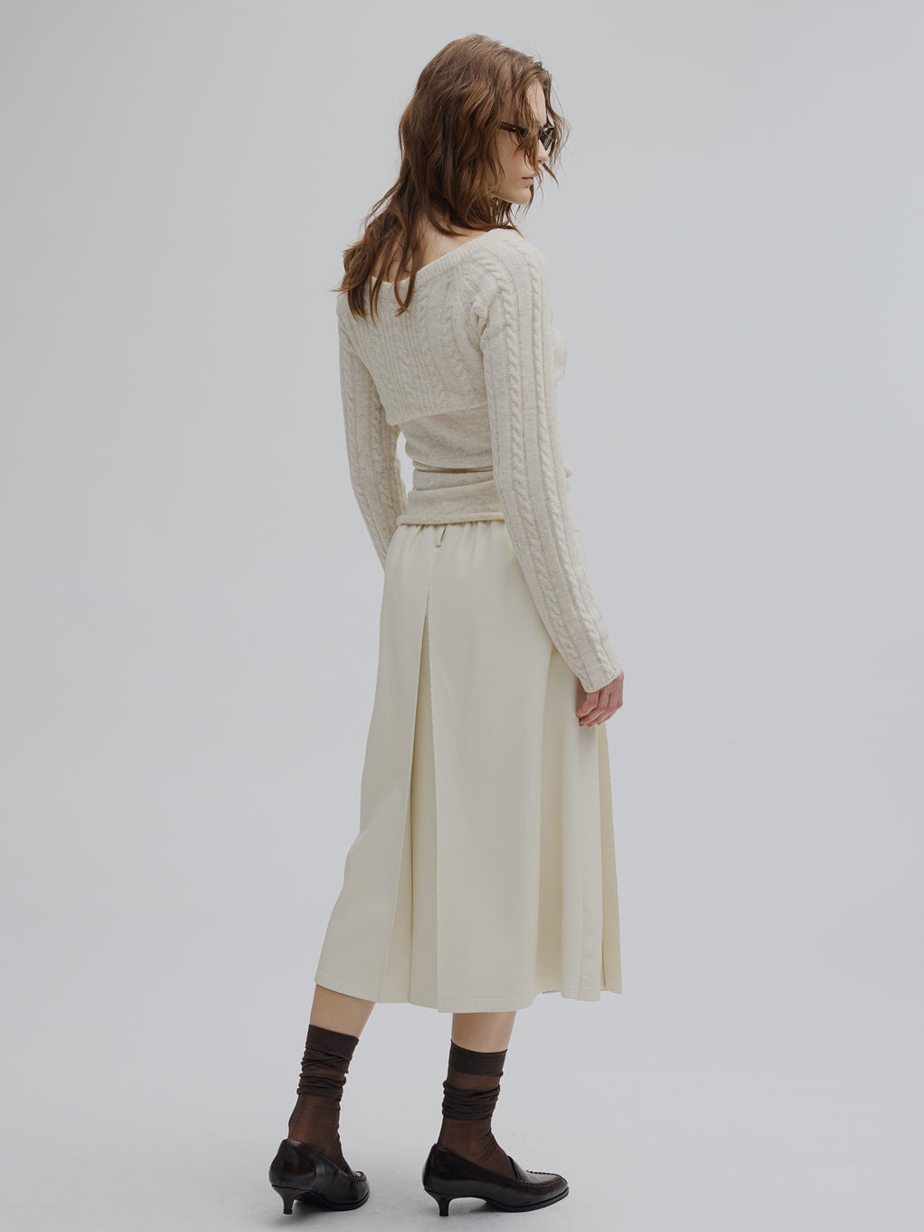 SHORT BOLERO IN CAMI KNIT TOP