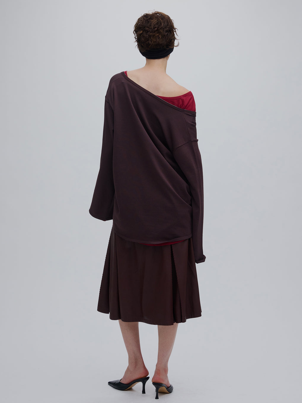 LOW BASIC 2WAY OVER KNIT TOP