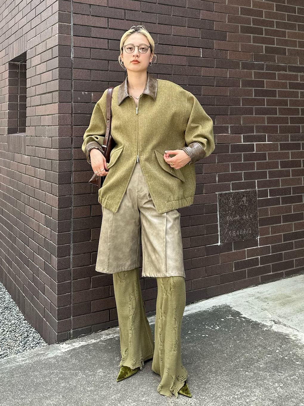 UND TWEED WORK DETAIL BLOUSON