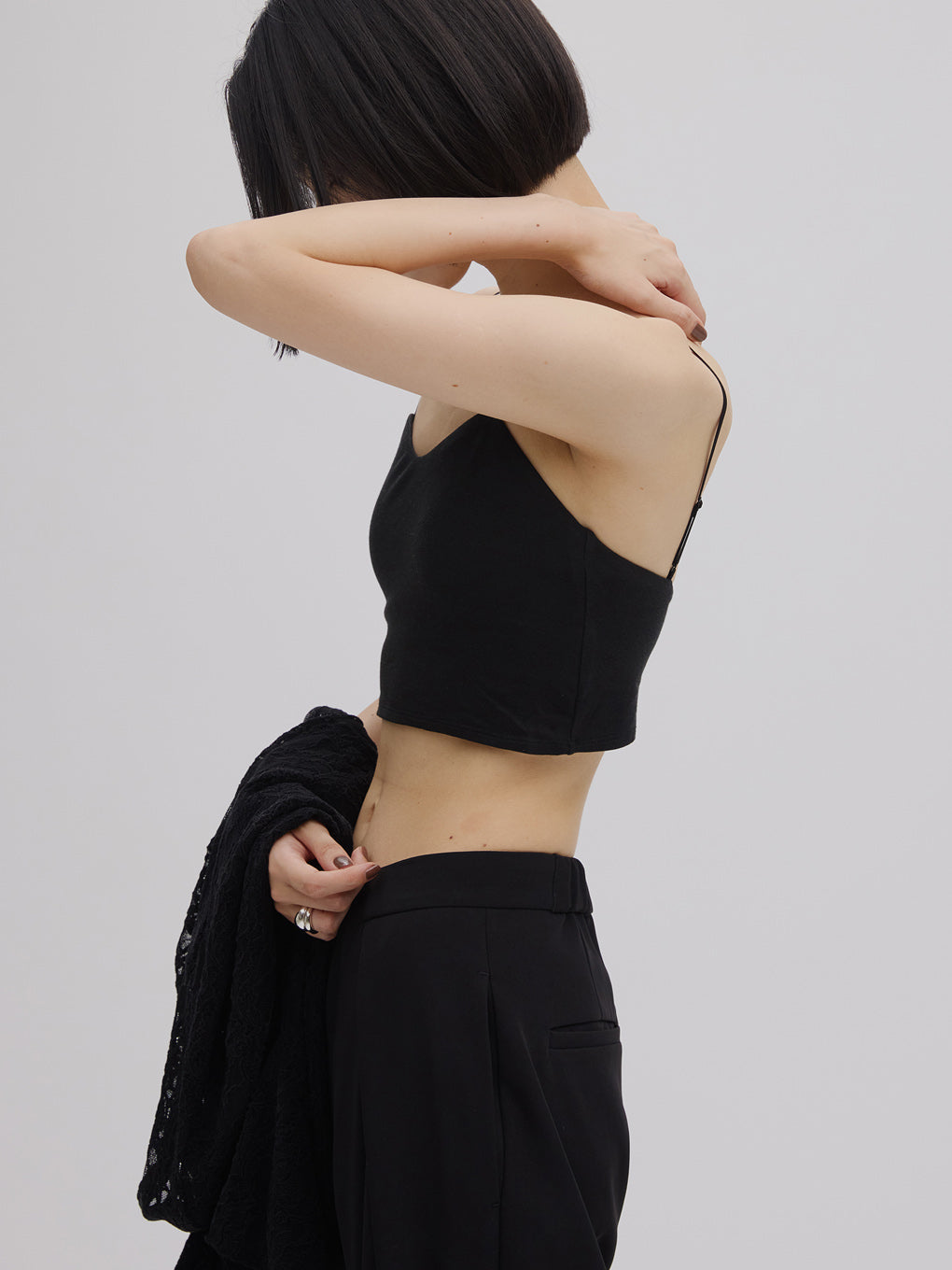 Mizuno×Ameri CROPPED CAMISOLE TOPS