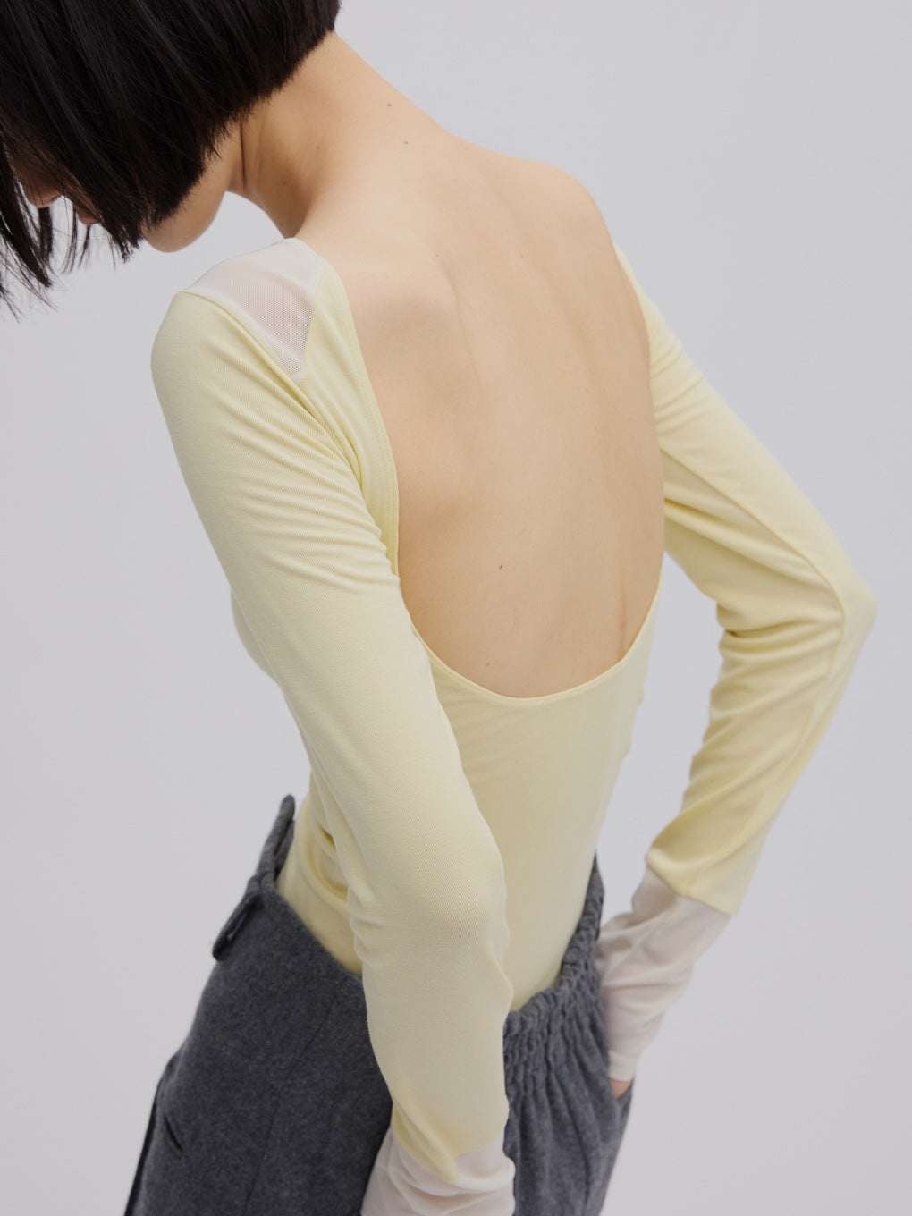 Mizuno×Ameri SHEER DOCKING LONG SLEEVE TOPS