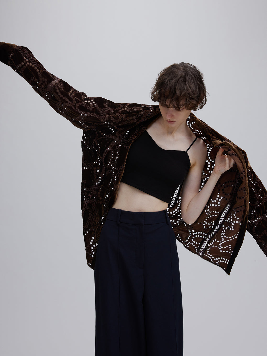 Mizuno×Ameri CROPPED CAMISOLE TOPS