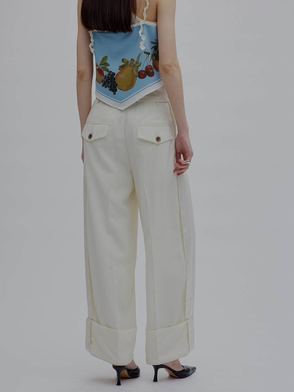 MEDI FOLDED HEM RELAXING PANTS