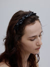 TRESSE Ribbon Serre-tete in leather