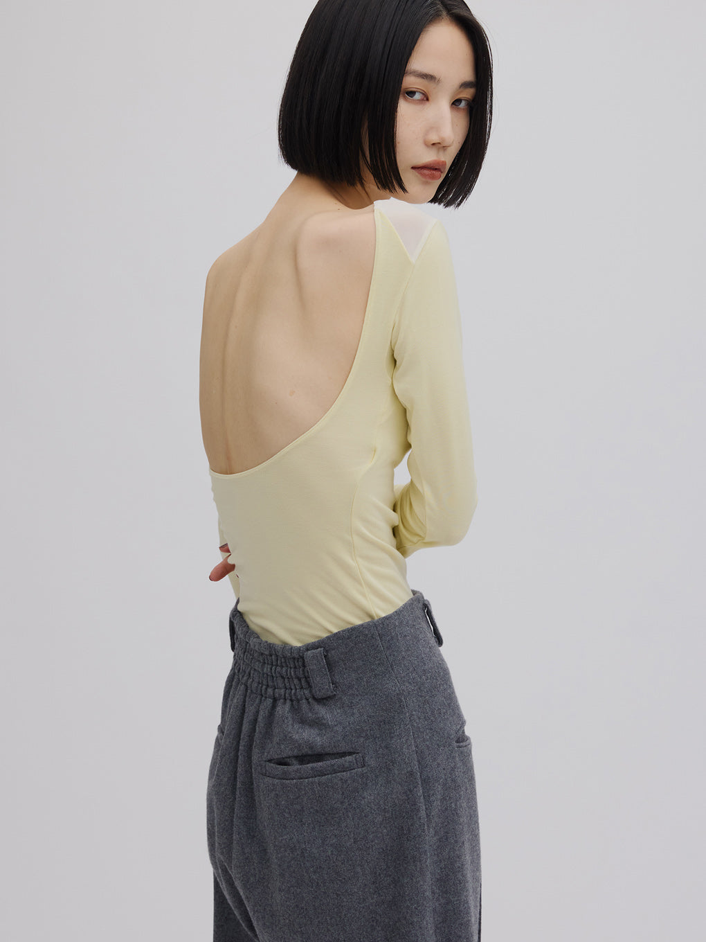 Mizuno×Ameri SHEER DOCKING LONG SLEEVE TOPS
