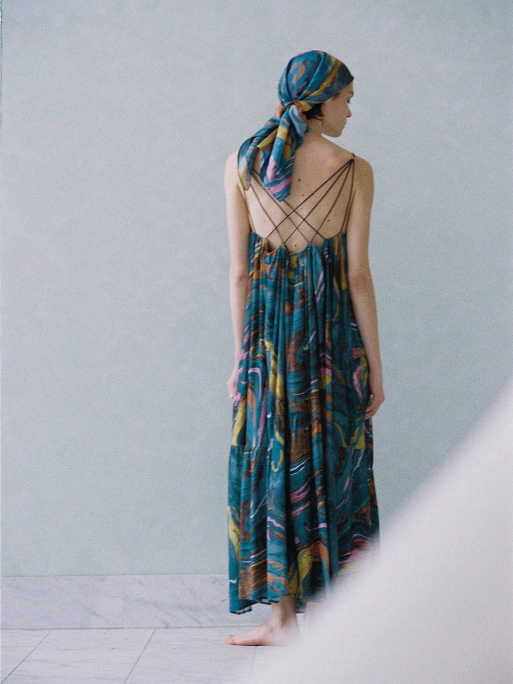 MEDI INDIAN POOL MARBLE DRESS