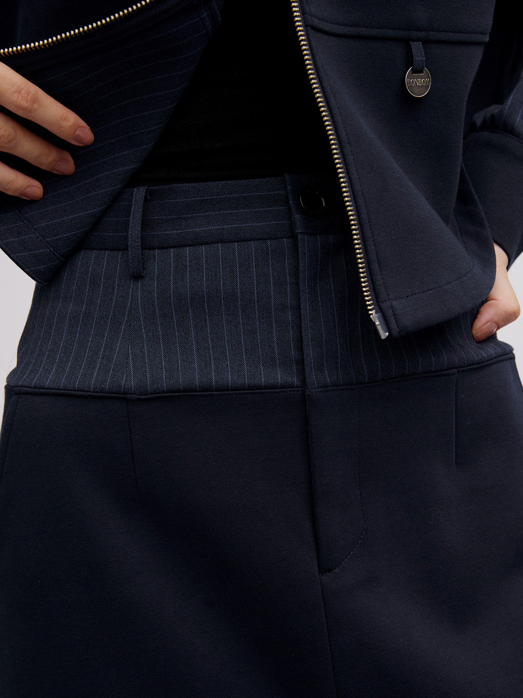 BONBOM×Ameri BONDING PENCIL SKIRT