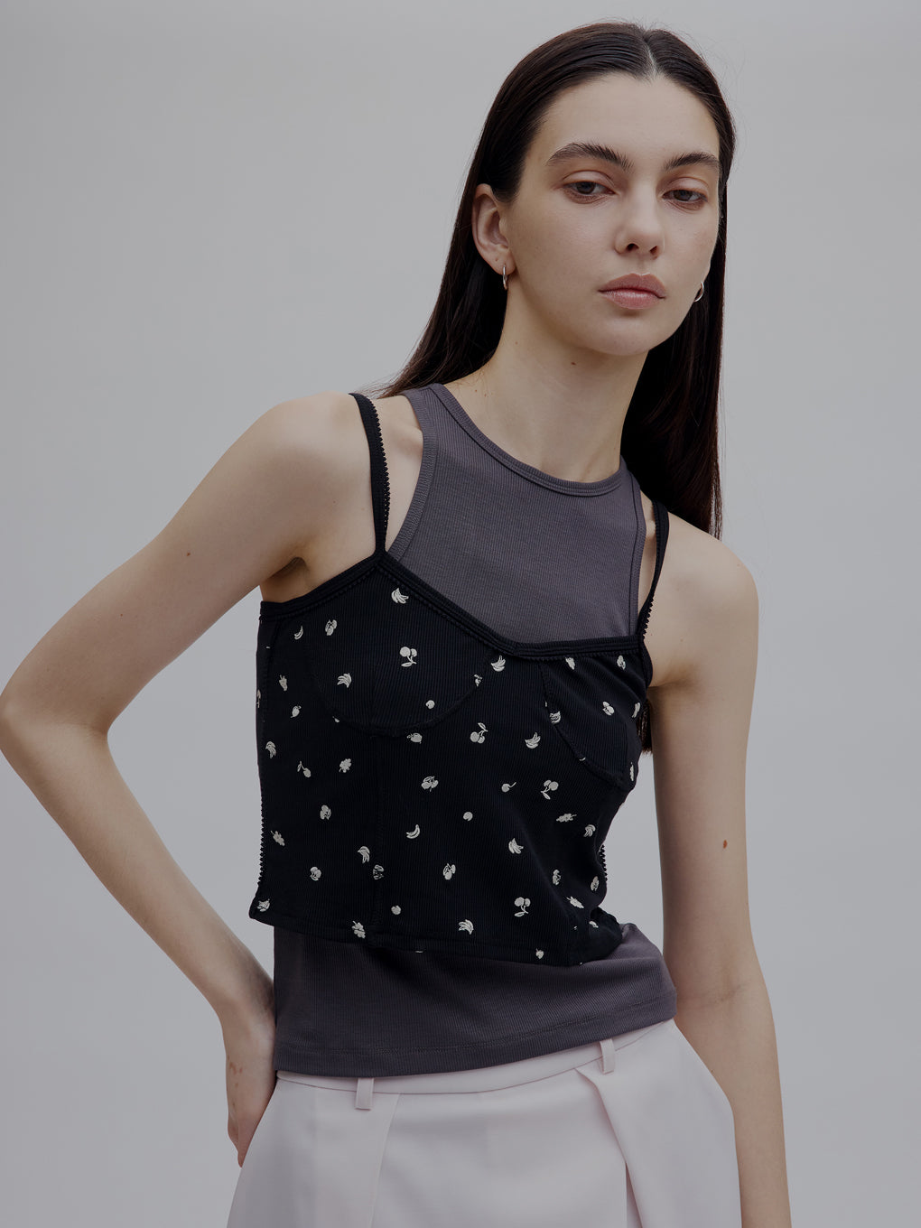 MEDI FRUIT DOT LAYERED TOP