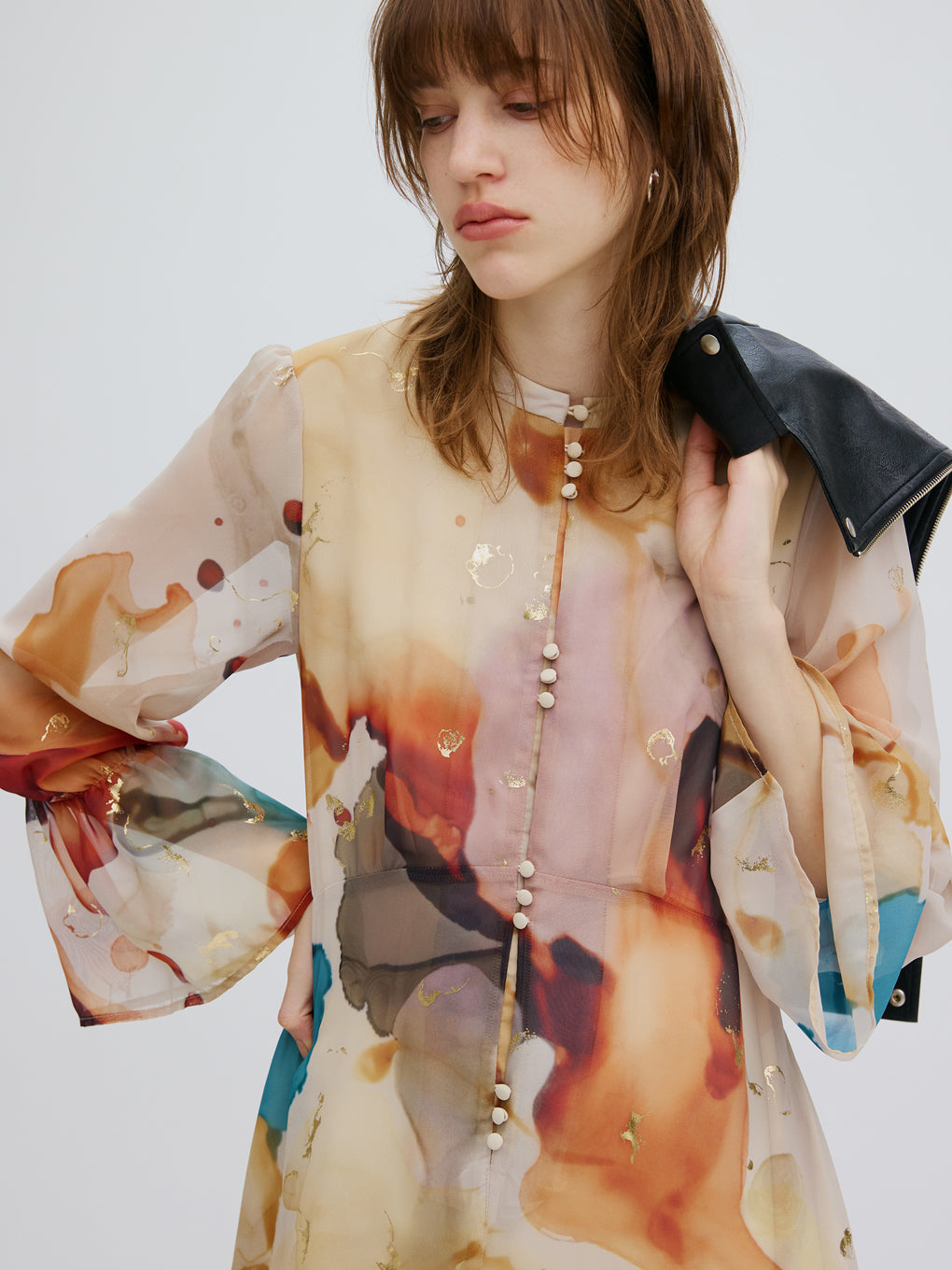 UNDRESSED AMELIA INK ART DRESS