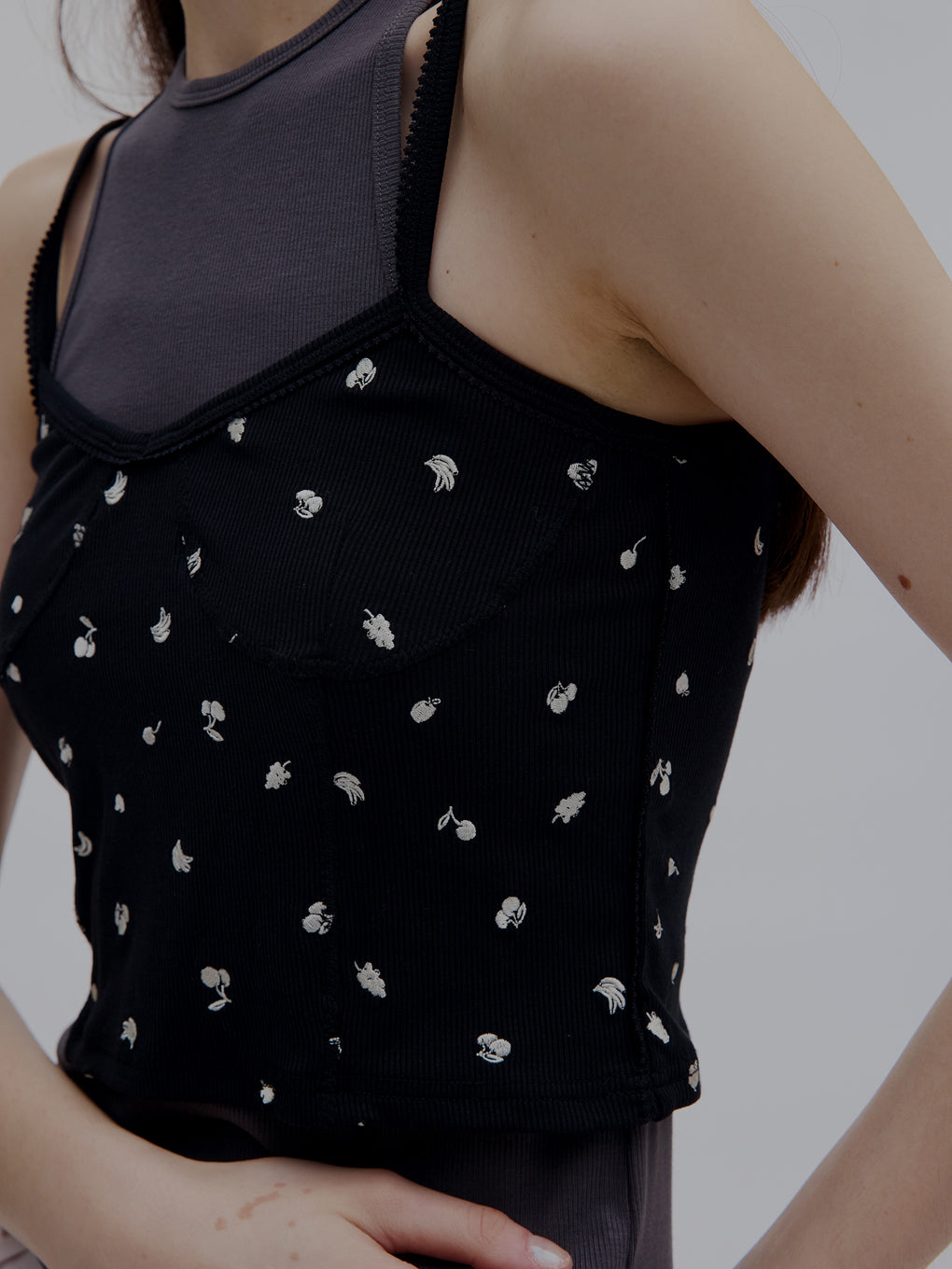 MEDI FRUIT DOT LAYERED TOP
