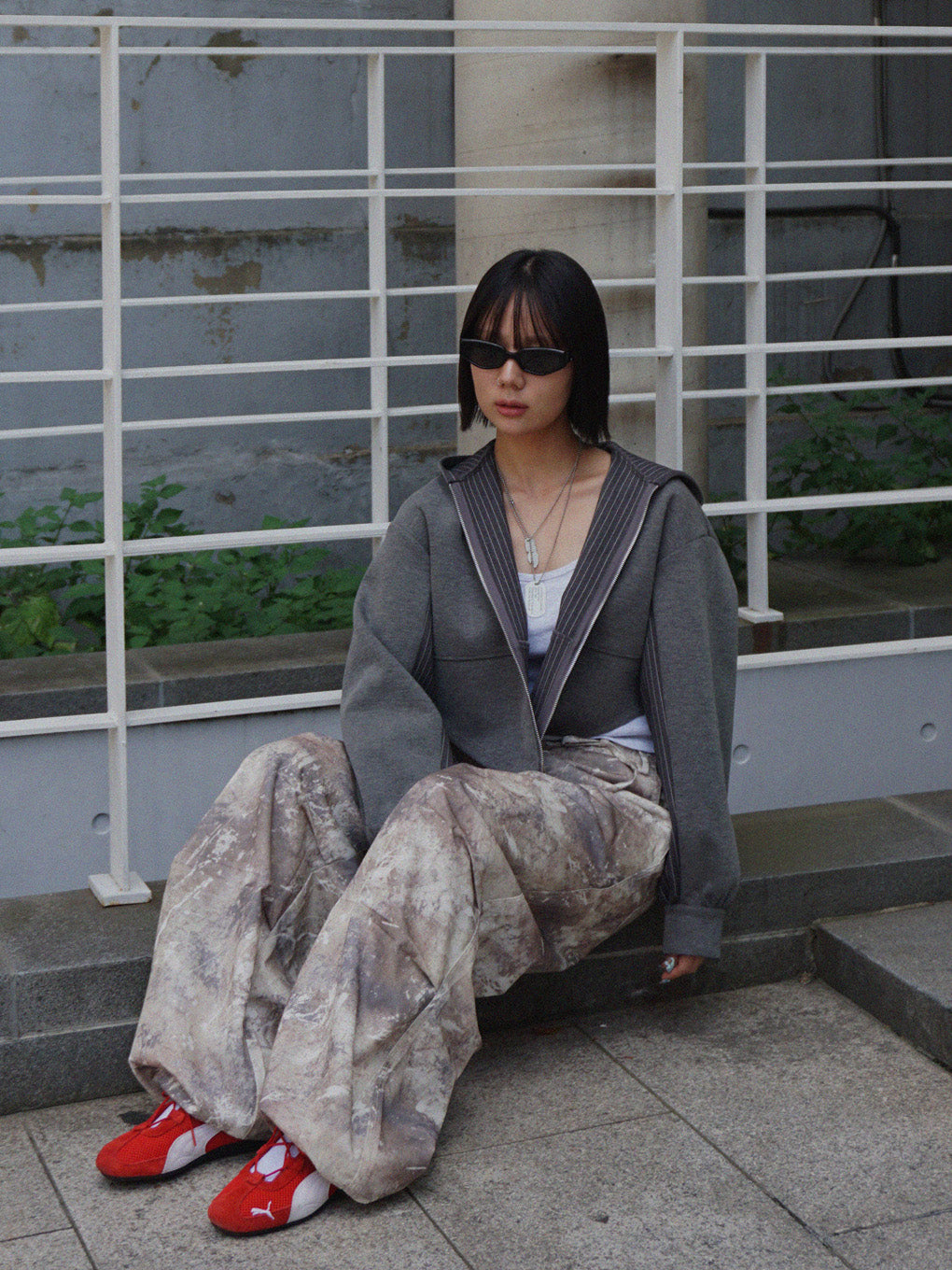BONBOM×Ameri BONDING CORSET PARKA